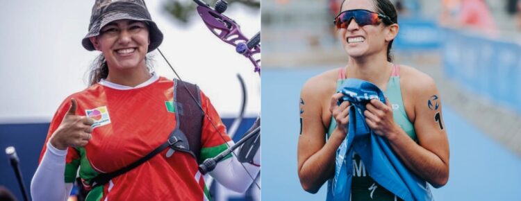 Alejandra Valencia Rosa María Tapia tiro con arco triatlón