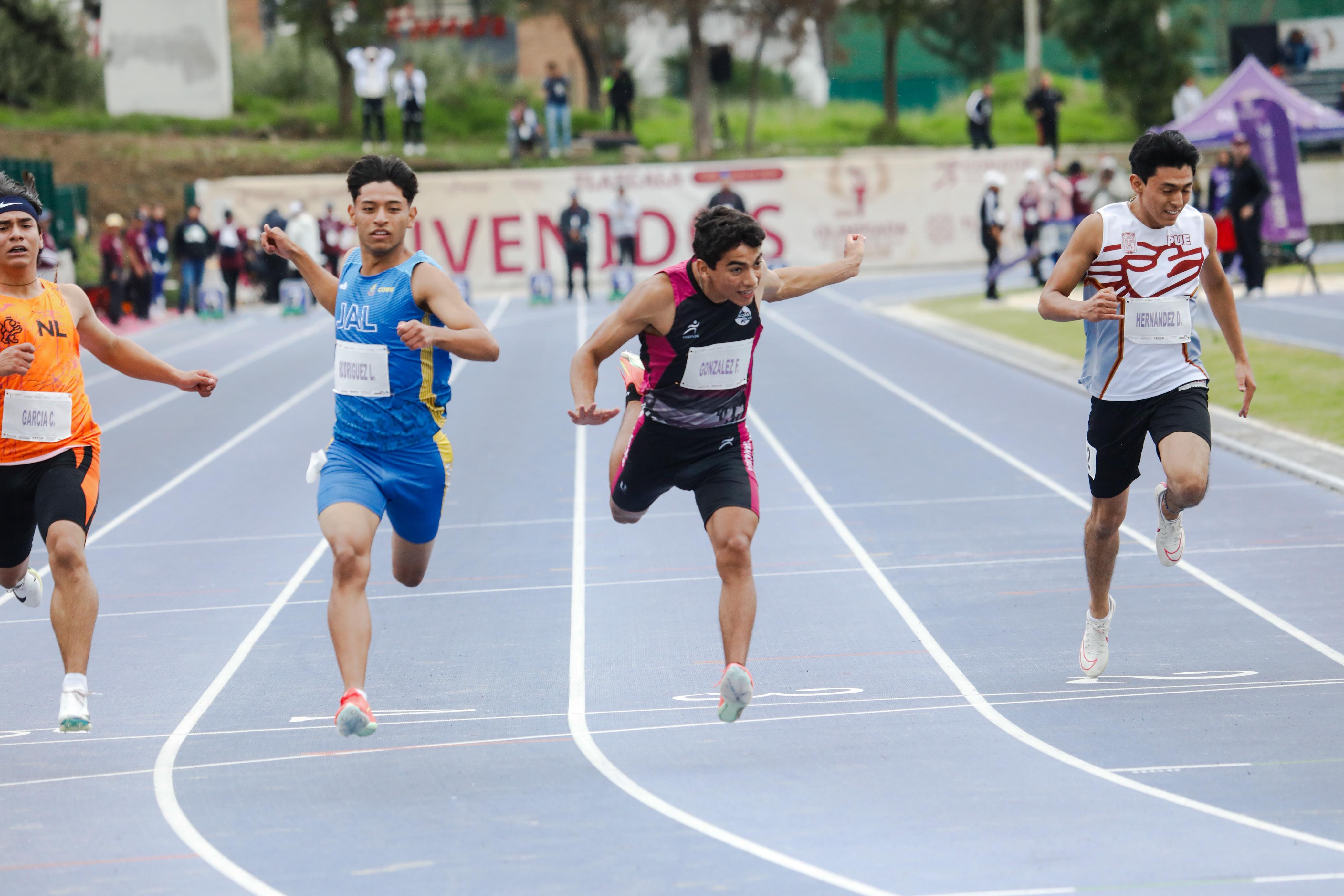 Franco González atletismo Olimpiada Nacional 2025