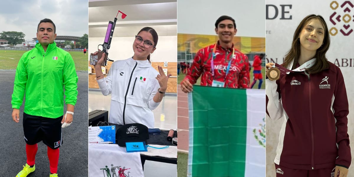 Juegos Panamericanos Junior Asunción 2025 Sofía Ibarra José Eduardo Chávez, Rafael Buelna Leira Mabiel López