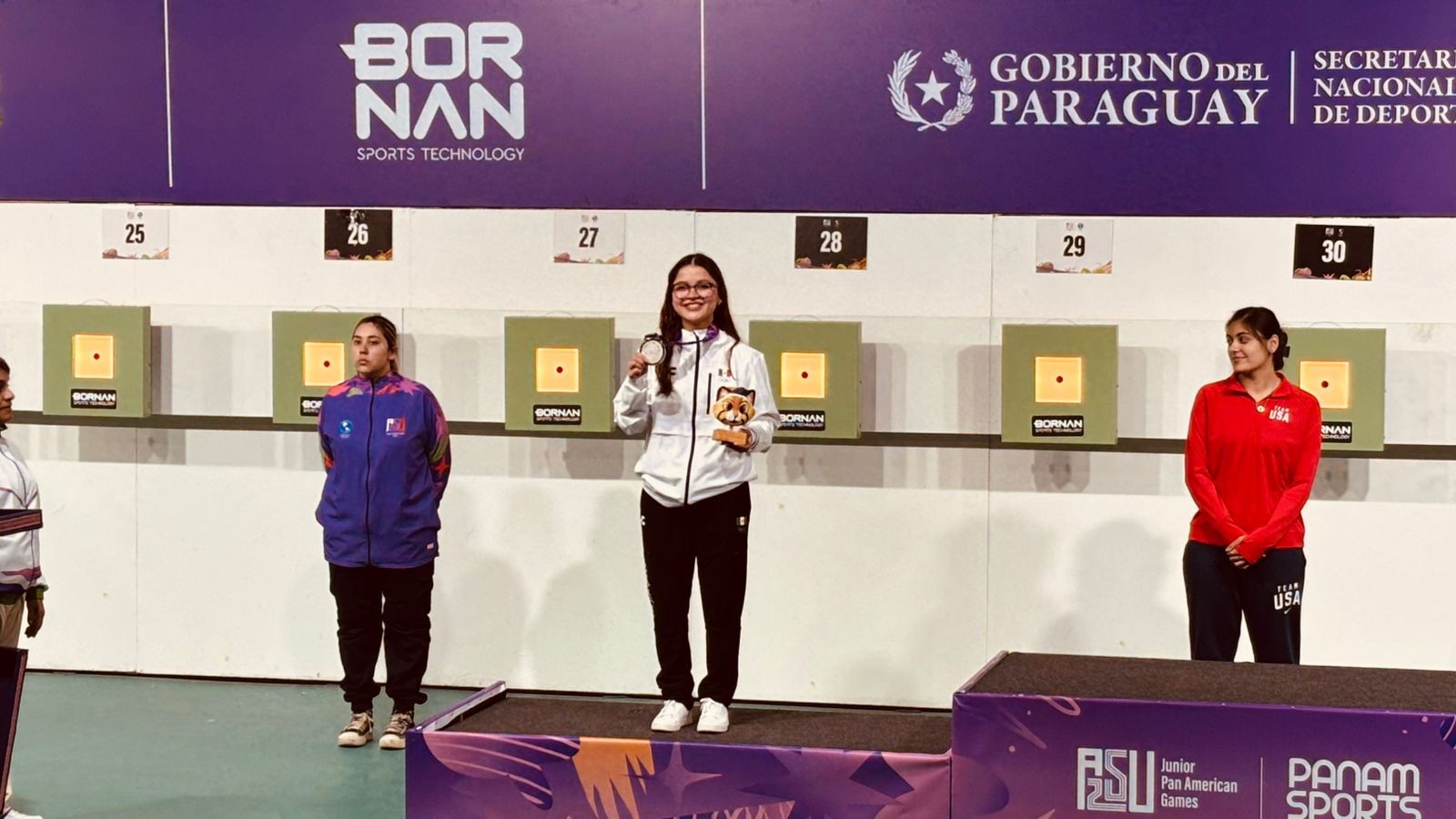 Sofía Ibarra tiro deportivo Juegos Panamericanos Junior Asunción 2025