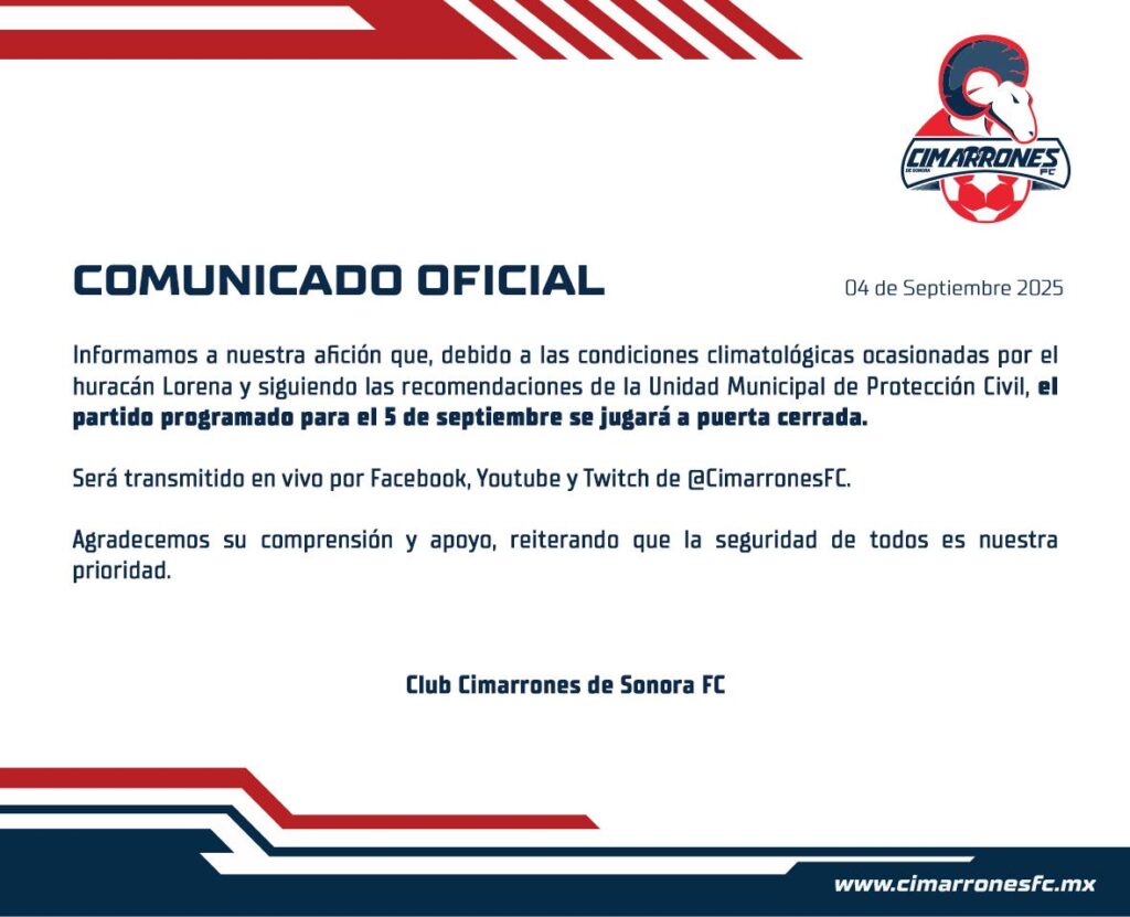 Cimarrones de Sonora futbol