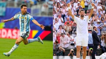 Lionel Messi Novak Djokovic futbol tenis